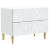 vidaXL S&auml;ngbord Vit 62 x 34,5 x 48 cm Konstruerat tr&auml;
