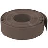 vidaXL Rabattkant brun 4 st 10 m 15 cm polyeten