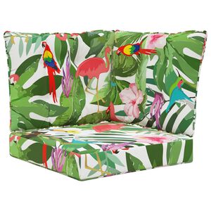 vidaXL Utomhus Soffa Kudde 3 pcs f&auml;rgstark Polyester