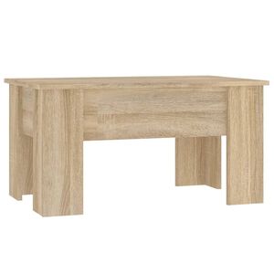 vidaXL Soffbord sonoma-ek 79x49x41 cm konstruerat tr&auml;