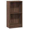 vidaXL Bokhylla brun ek 40x24x76 cm konstruerat tr&auml;