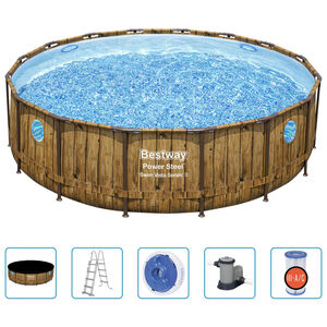 Bestway Pool med tillbeh&ouml;r Power steel 488x122 cm