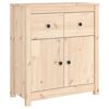 vidaXL Sk&auml;nk 70x35x80 cm massiv furu