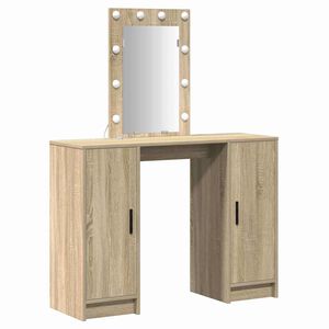 vidaXL Smyckebord Brun 102 x 33 x 135 cm Konstruerat tr&auml;