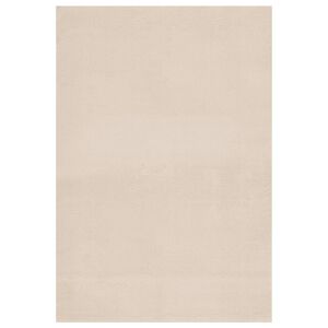 vidaXL Tv&auml;ttbar matta kort lugg 160x230 cm halkfri beige