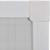 vidaXL Insektsnät för fönster 130 x 150 cm