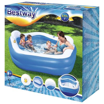 Bestway Pool Family Fun Lounge Pool 213x206x69 cm