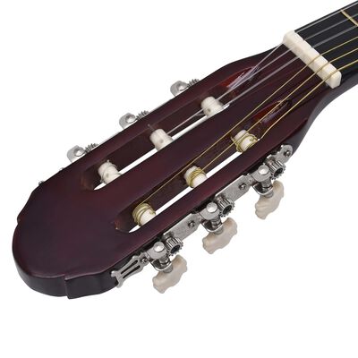 vidaXL Klassisk gitarr 12 delar 4/4 39"