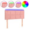 vidaXL S&auml;nggavel LED rosa 90x5x78/88 cm sammet