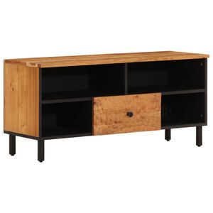 vidaXL Tv-b&auml;nk 100x33x46 cm massivt akaciatr&auml;