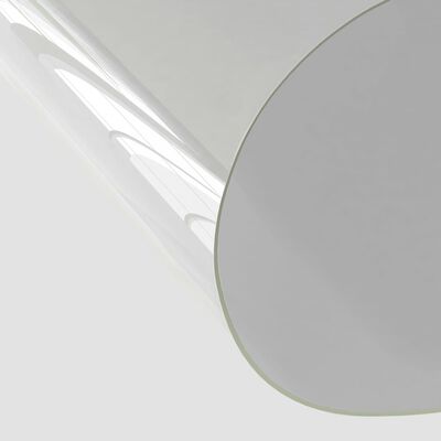 vidaXL Bordsskydd genomskinligt 70x70 cm 2 mm PVC
