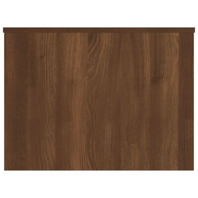 vidaXL Soffbord brun ek 80x55,5x41,5 cm konstruerat trä
