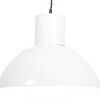 vidaXL H&auml;nglampa 25 W vit rund 48 cm E27