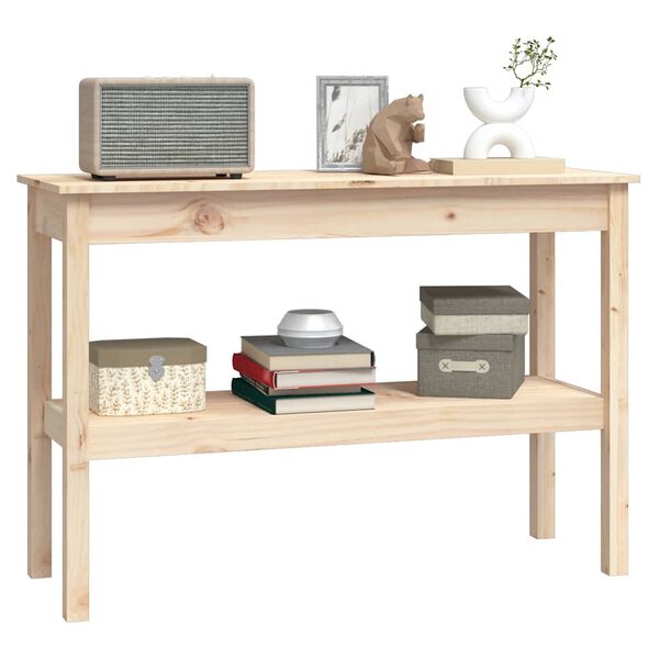 vidaXL Konsolbord 110x40x75 cm massiv furu