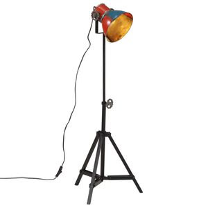 vidaXL Golvlampa 25 W flerf&auml;rgad 35x35x65/95 cm E27