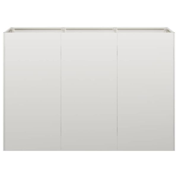 vidaXL Planteringsk&auml;rl 120x40x80 cm rostfritt st&aring;l