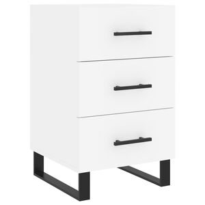 vidaXL S&auml;ngbord vit 40x40x66 cm konstruerat tr&auml;