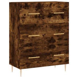 vidaXL Sk&auml;nk r&ouml;kf&auml;rgad ek 69,5x34x90 cm konstruerat tr&auml;