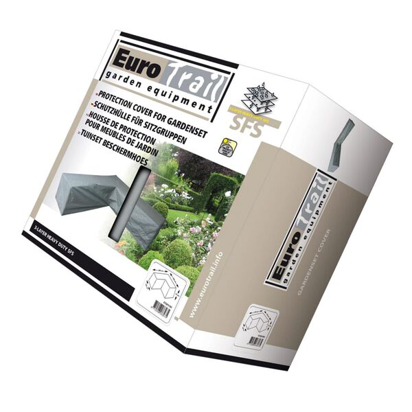 Eurotrail M&ouml;bel&ouml;verdrag L-format 275x275x100/70 cm gr&aring;