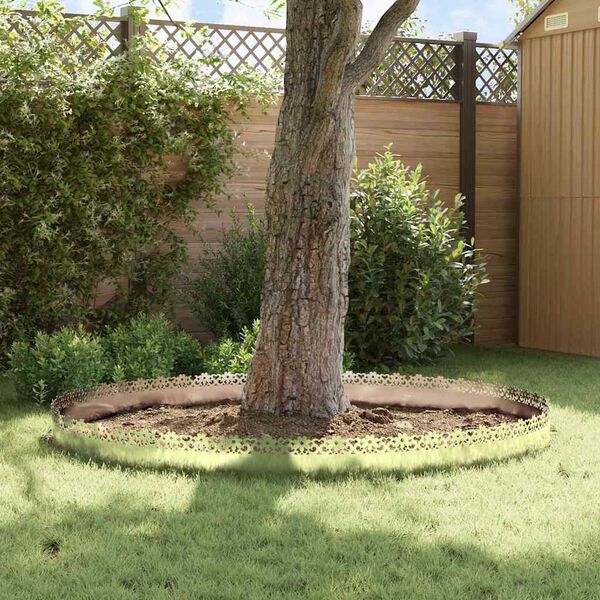 vidaXL Gr&auml;skanter 30 pcs Silver 103 x 0,05 x 22 cm Rostfritt st&aring;l