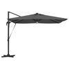 vidaXL Roma Parasol med LED -remsljus Antracit 286 x 285 x 270 cm