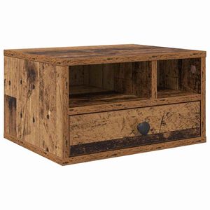 vidaXL Skrivarst&auml;ll Gammalt tr&auml; 40 x 32 x 24 cm Konstruerat tr&auml;