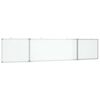 vidaXL Magnetisk whiteboard hopf&auml;llbar 200x40x1,7 cm aluminium