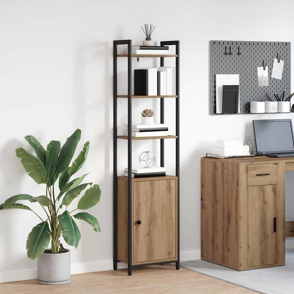 vidaXL Boksk&aring;p Artisan Ek 40 x 24 x 161 cm Konstruerat tr&auml;