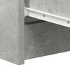 vidaXL Byrå betonggrå 60x35x98,5 cm konstruerat trä