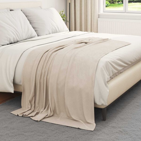 vidaXL Filtar 24 pcs Beige 170 x 130 cm Fleece