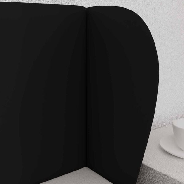 vidaXL S&auml;nggavel &Ouml;ra Svart 40 x 23 x 6 cm PVC