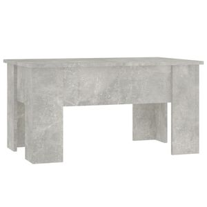 vidaXL Soffbord betonggr&aring; 79x49x41 cm konstruerat tr&auml;