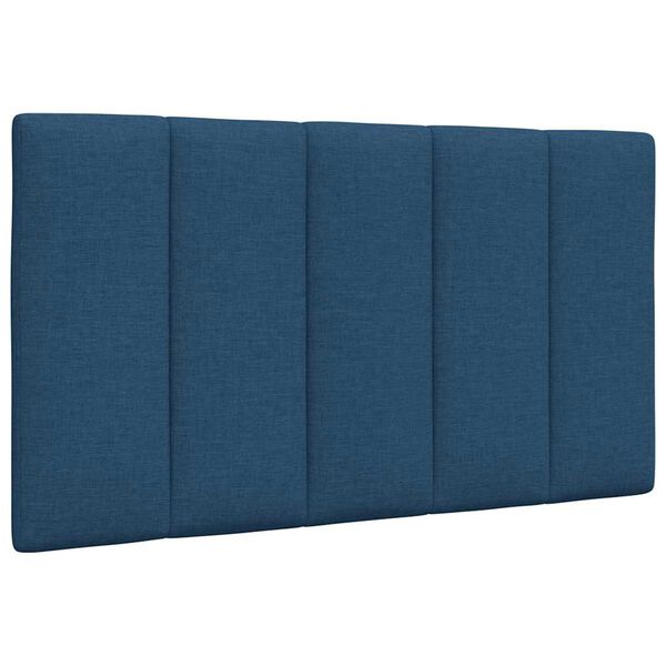 vidaXL Headboard Cushion "Hanko" Blue 90 cm Fabric