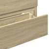 vidaXL Tvättställsskåp sonoma-ek 80x38,5x45 cm konstruerat trä