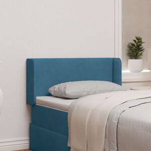 vidaXL S&auml;nggavel &Ouml;ra Bl&aring; 40,5 x 40,5 x 4 cm Sammet