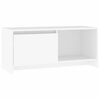 vidaXL Tv-b&auml;nk vit 90x35x40 cm konstruerat tr&auml;