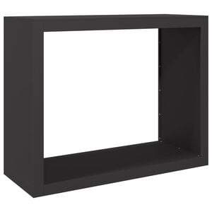 vidaXL Vedst&auml;ll svart 100x40x80 cm st&aring;l