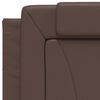 vidaXL Bed "Viana" with Mattress Brown 80x200 cm Faux Leather