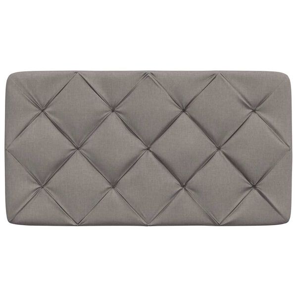 vidaXL Headboard Cushion Taupe 80 cm Fabric