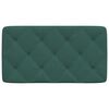 vidaXL Headboard Cushion Dark Green 90 cm Velvet