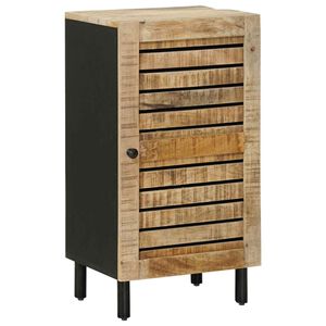 vidaXL F&ouml;rvaringssk&aring;p Naturlig 40 x 33 x 75 cm Massivt mangotr&auml;