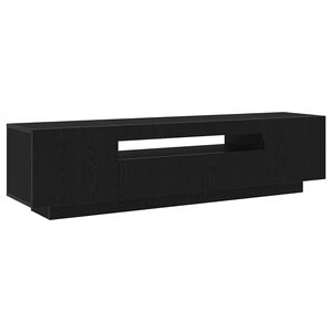 vidaXL TV-sk&aring;p 160 x 35 x 40 cm Svart Konstruerat tr&auml;