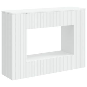 vidaXL Konsolbord Randig Vit 101 x 29 x 74 cm Konstruerat tr&auml;