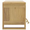 vidaXL Tv-bänk 110x30x35 cm massiv teak