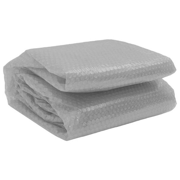 vidaXL V&auml;rmeduk f&ouml;r pool PE 455 cm gr&aring;