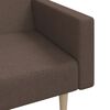 vidaXL B&auml;ddsoffa 2-sits taupe tyg