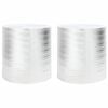 vidaXL V&auml;rmereflektor f&ouml;r element 2 st Silver 25 x 0,5 m polyeten