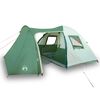 vidaXL Familjet&auml;lt kupol 6 personer gr&ouml;n vattent&auml;tt
