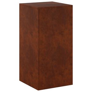 vidaXL V&auml;xtst&auml;ll Rostig 40 x 40 x 80 cm V&auml;derbest&auml;ndig st&aring;l