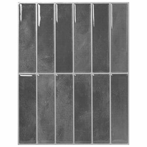 vidaXL Rektangul&auml;ra plattor 10 st Gr&aring; 29 x 23 x 0,08 cm